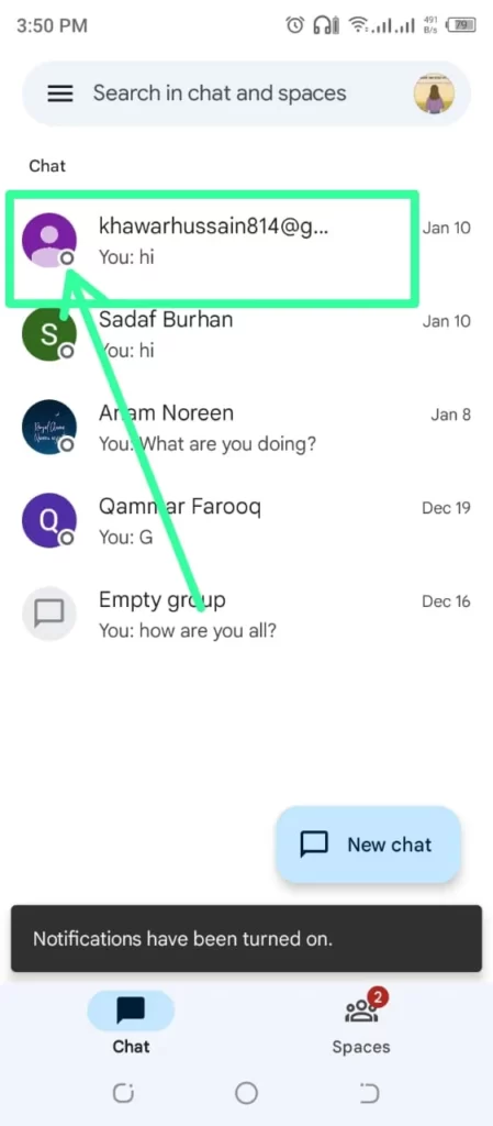 2. How Can I mute and unmute messages on hangouts