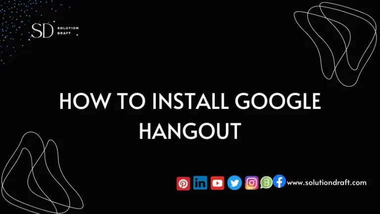 Install Google Hangout