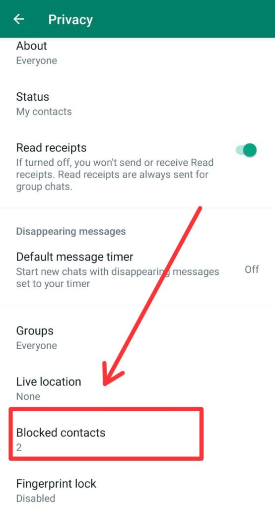 4 How To Delete Block Number in Whatsapp