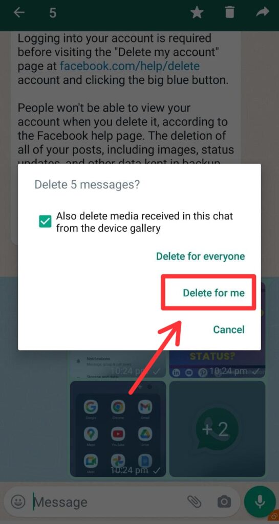 5 How To Delete Whatsapp Sent Images