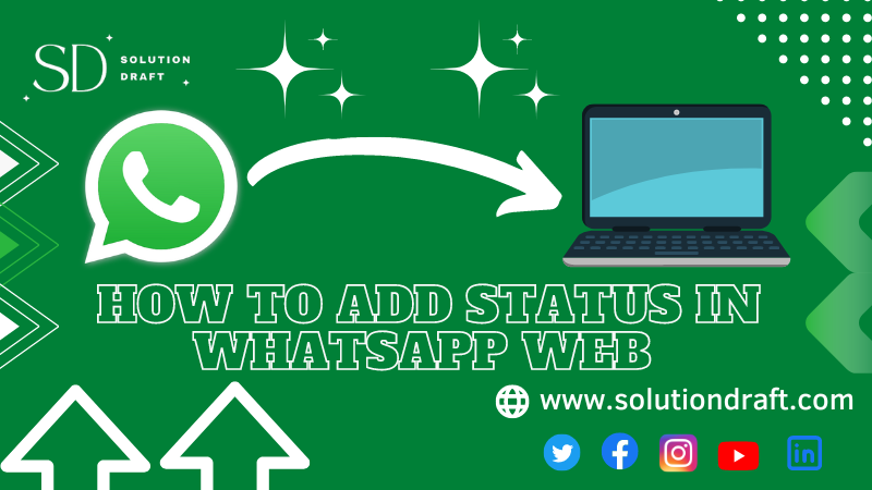 add status in WhatsApp web