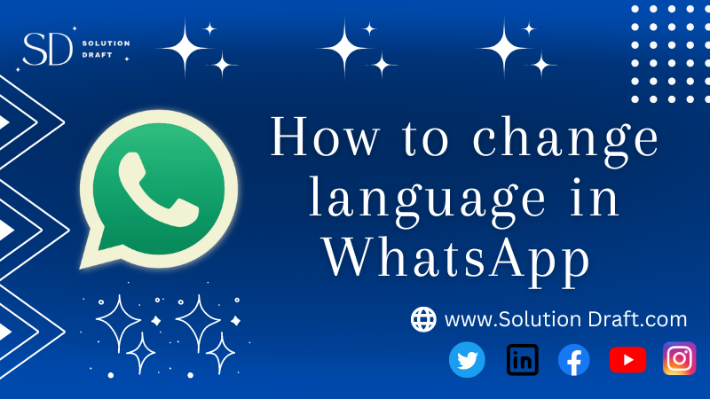 change language in WhatsApp