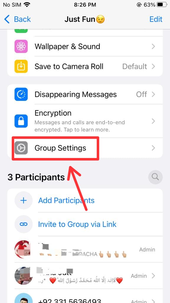 4 i How to Lock Whatsapp Group Icon