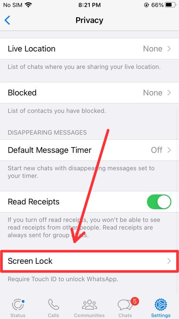 4 i How to Lock Whatsapp in iPhone