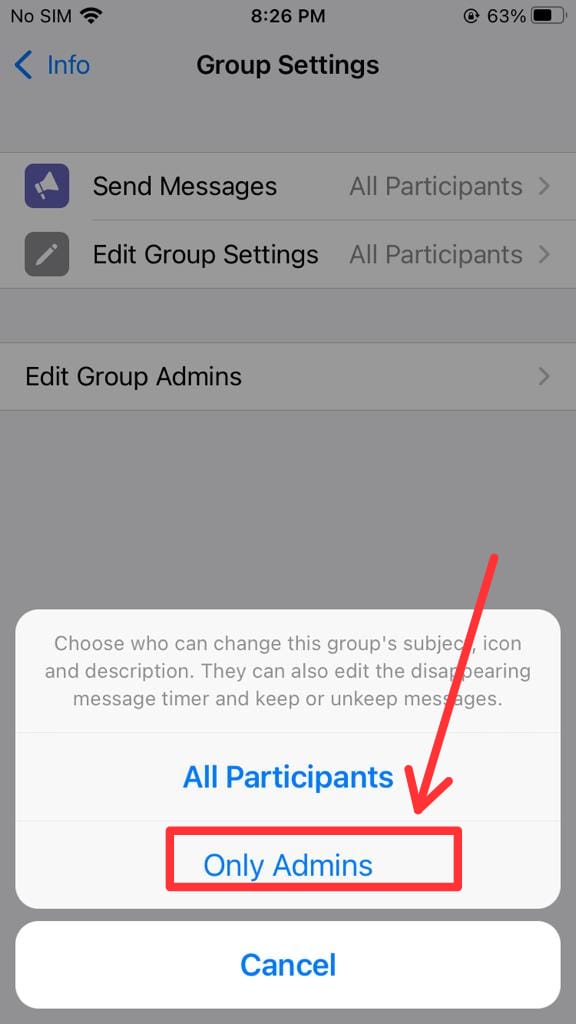 6 i How to Lock Whatsapp Group Icon