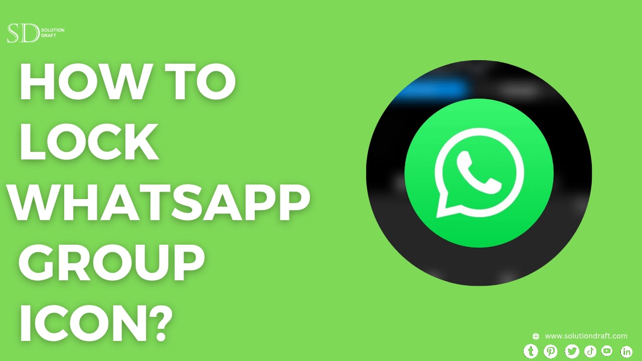 How to Lock Whatsapp Group Icon