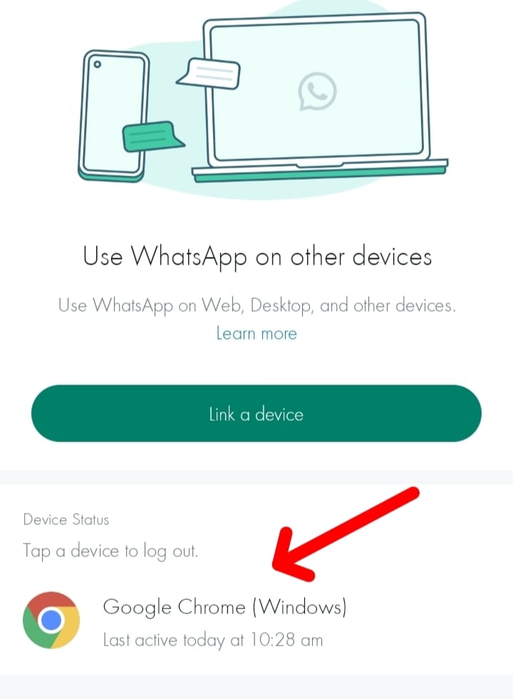  log out of WhatsApp on pc 