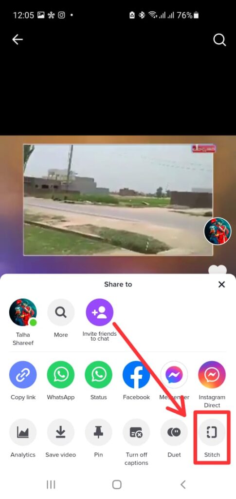 6 Can i upload a video to stich on TikTok.