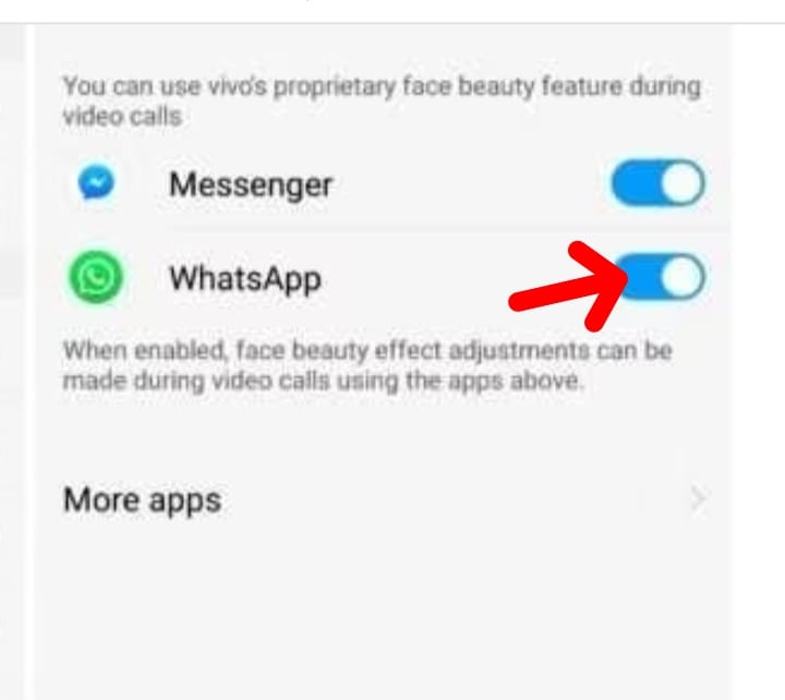 How to add a filter to WhatsApp video call