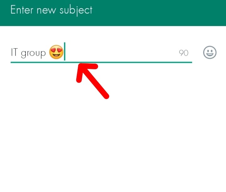 change group name in WhatsApp