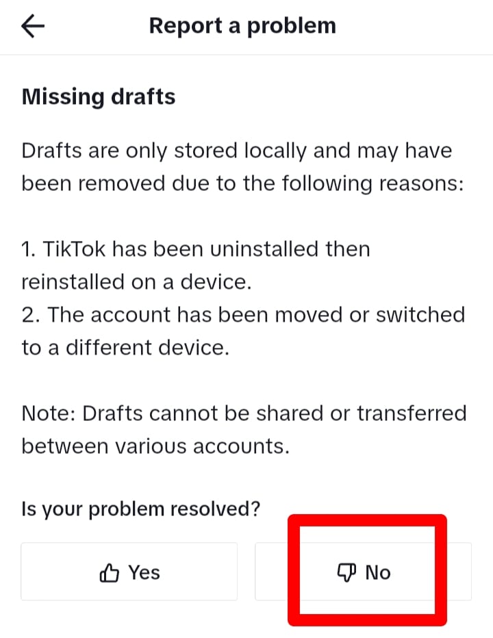 How to Get the Draft Back on TikTok if you delete the App 