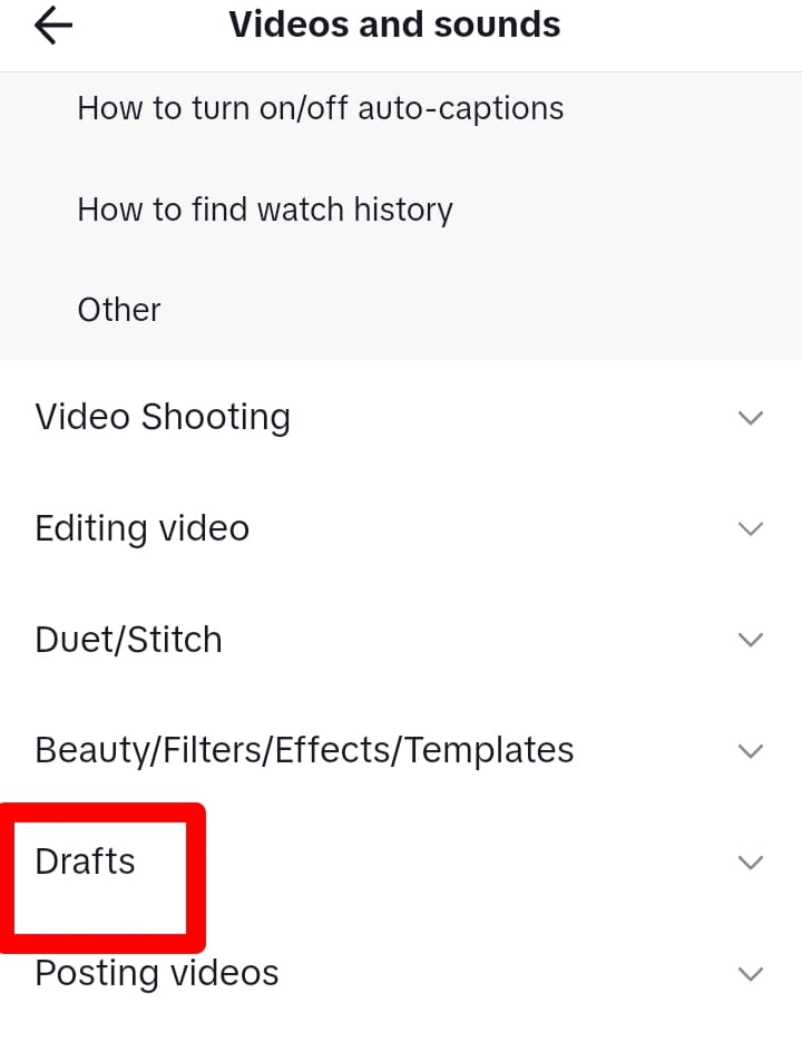How to Get the Draft Back on TikTok if you delete the App 