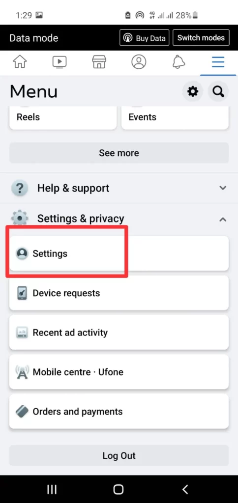 3 Remove My Facebook Account From Other Devices