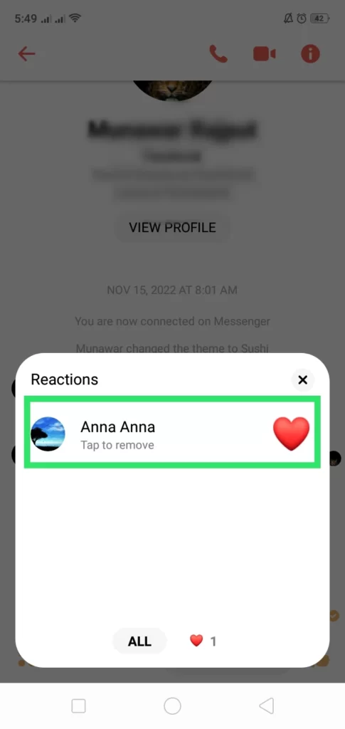 4 Delete Message Reactions on Facebook