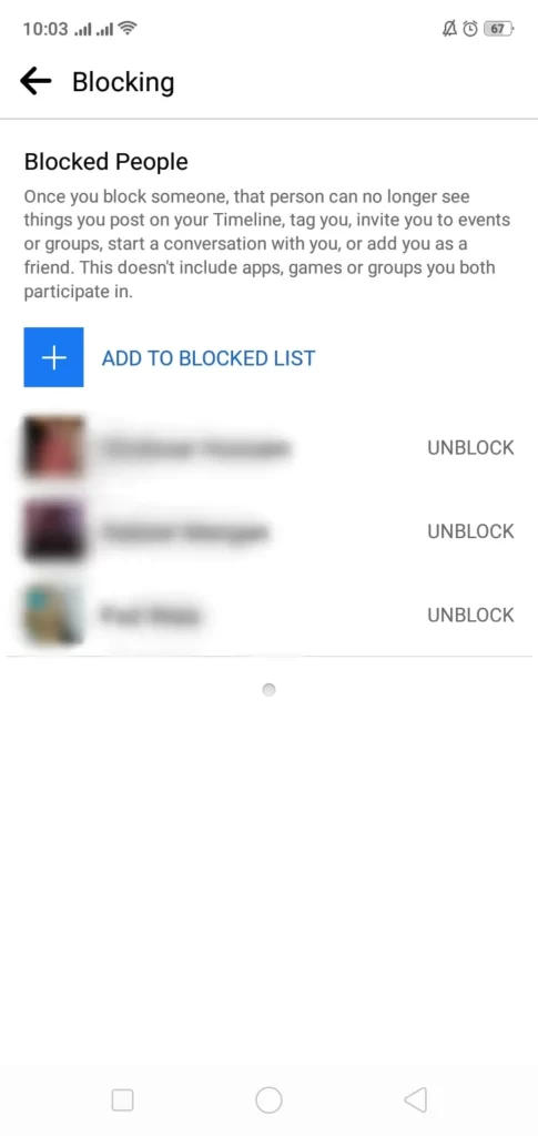 6 find blocked followers on Facebook