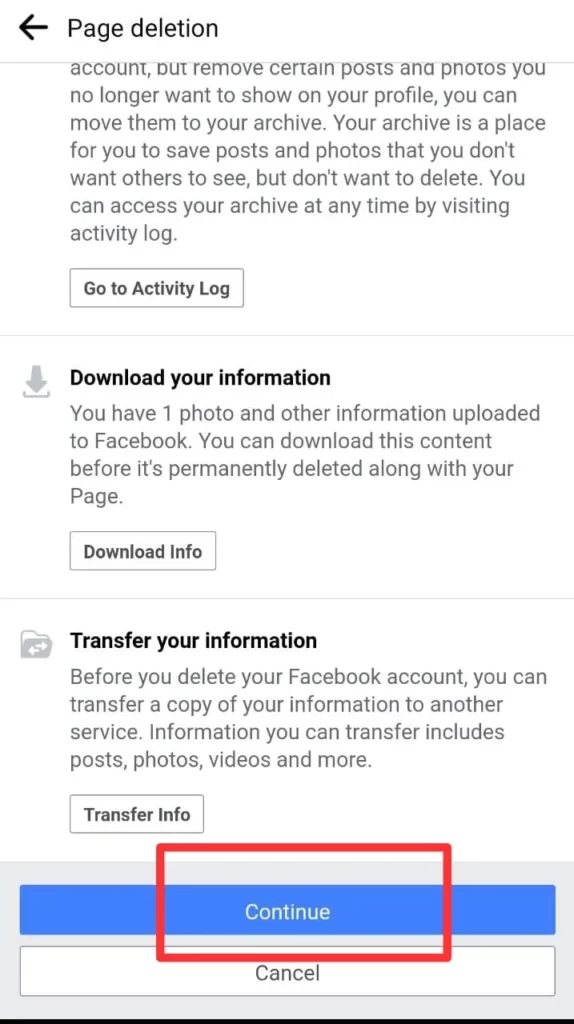9 Delete a Duplicate Facebook Page
