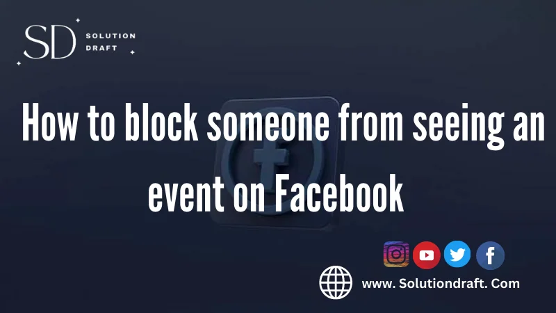 Block from seeing an event on Facebook
