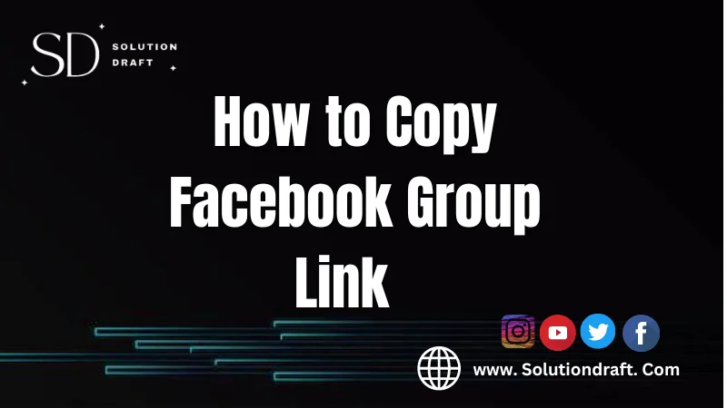 Copy Facebook Group Link