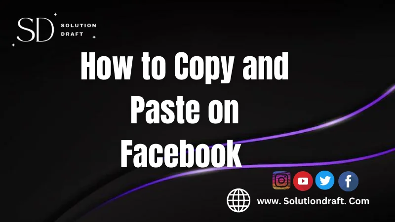 Copy and Paste on Facebook