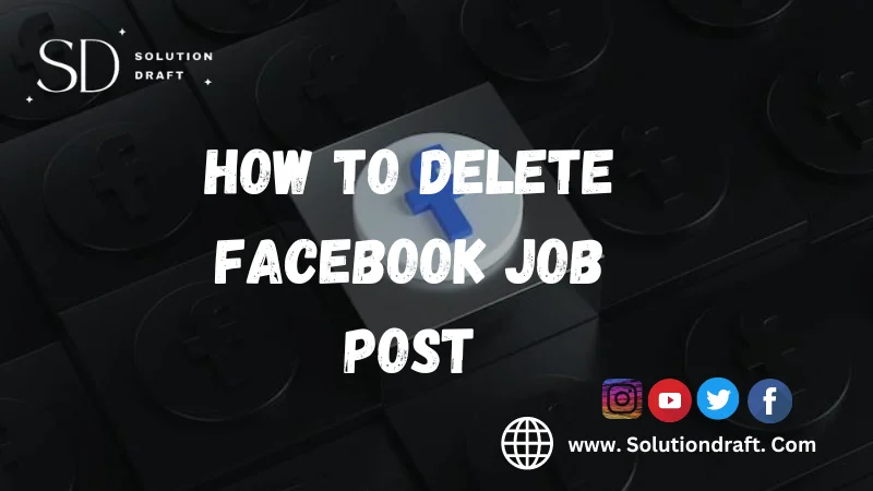 Delete Facebook Job Posts