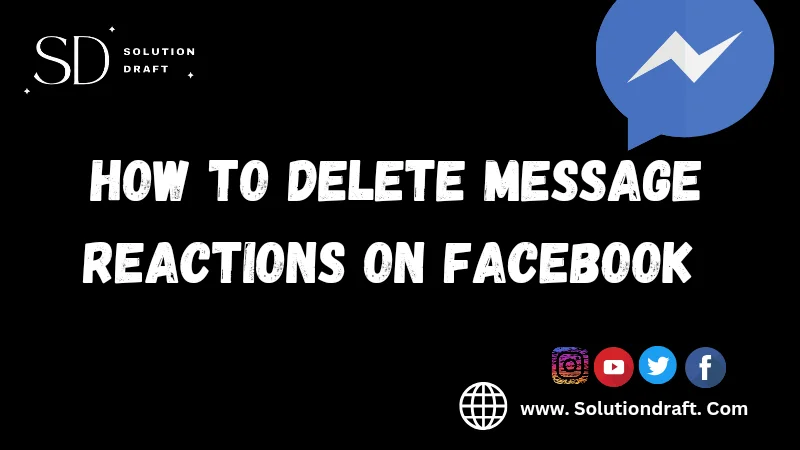 Delete Message Reactions on Facebook