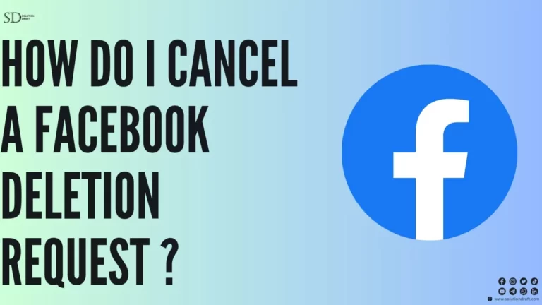 Cancel a Facebook Deletion Request