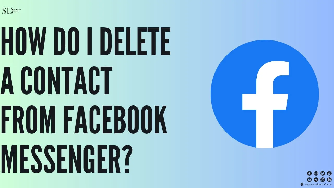 Delete a Contact From Facebook Messenger