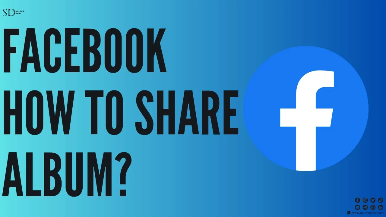 Facebook How To Share Album