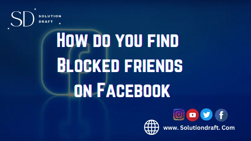 find blocked followers on Facebook