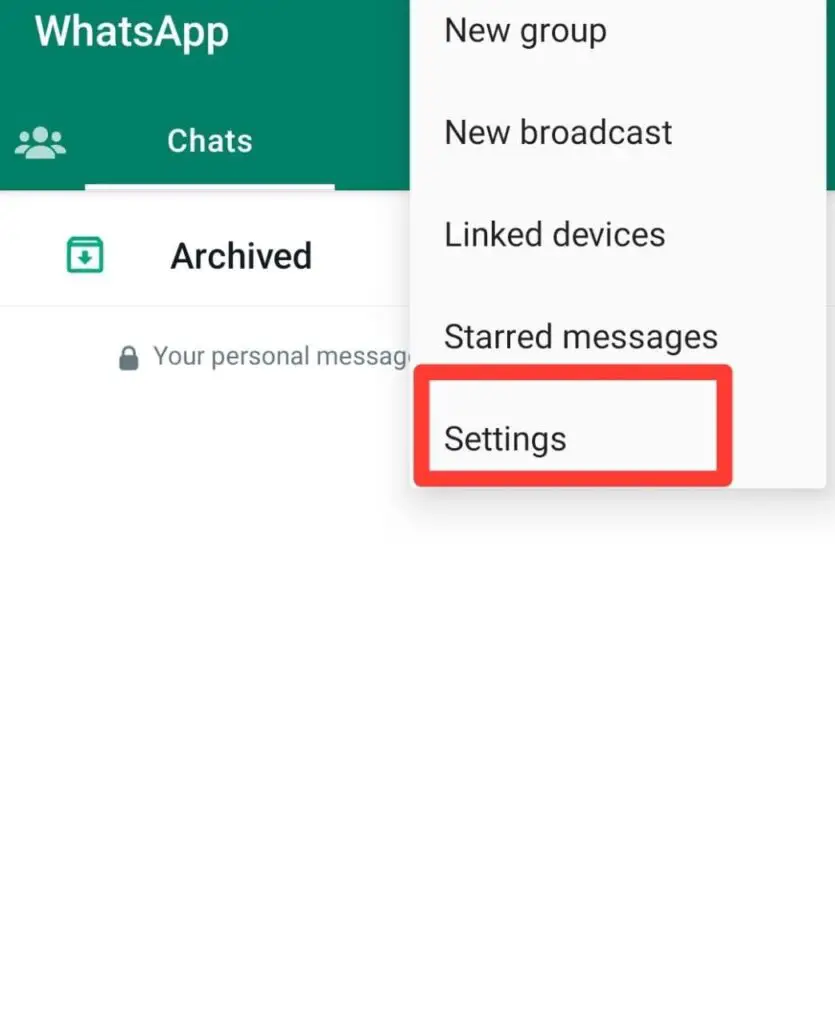 3 keep password for WhatsApp