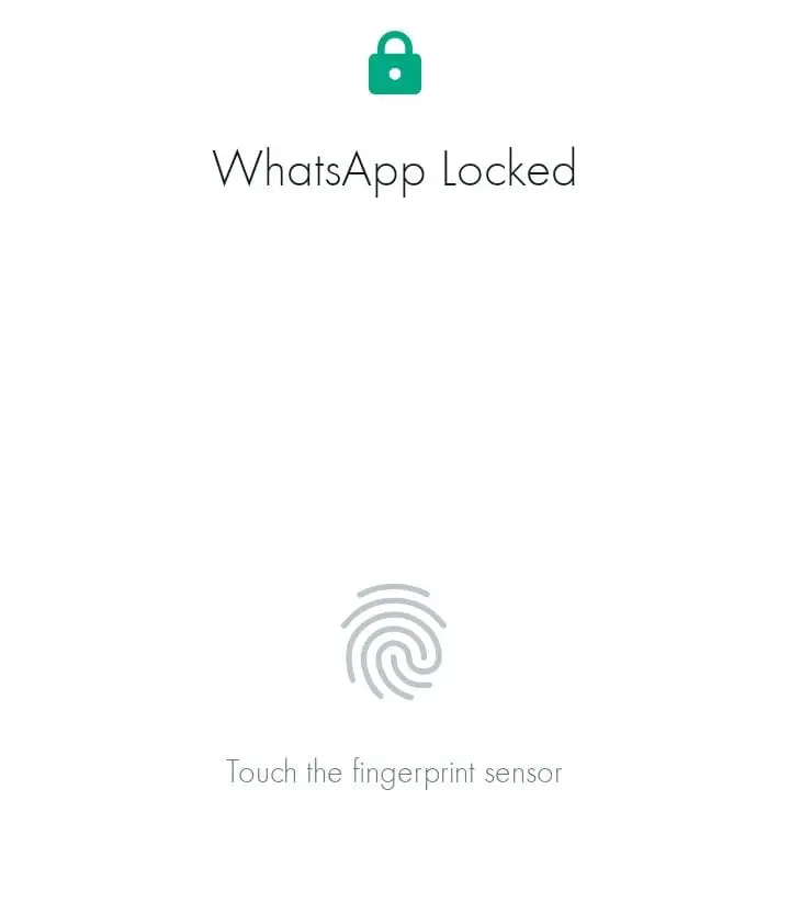 9 keep password for WhatsApp