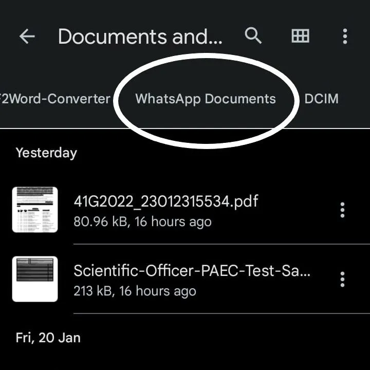 3 Delete Whatsapp Data Files